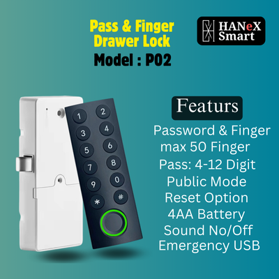 Hanex Cabinet Lock P02