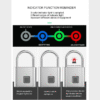 Fingerprint Padlock Waterproof