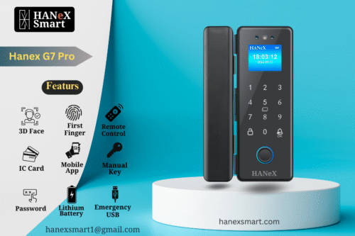 Hanex G7 Pro Glass Smart Lock. Hanex Smart Lock G7 Pro