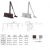 Hydraulic Door Closer 87 SILVER (HOLD OPEN)