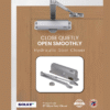 Hydraulic Door Closer 87 SILVER (HOLD OPEN)