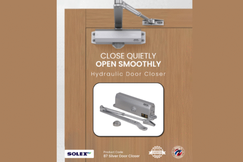 Hydraulic Door Closer 87 SILVER (HOLD OPEN)