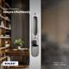 Sliding Door Lock A4512-C165HT - SS
