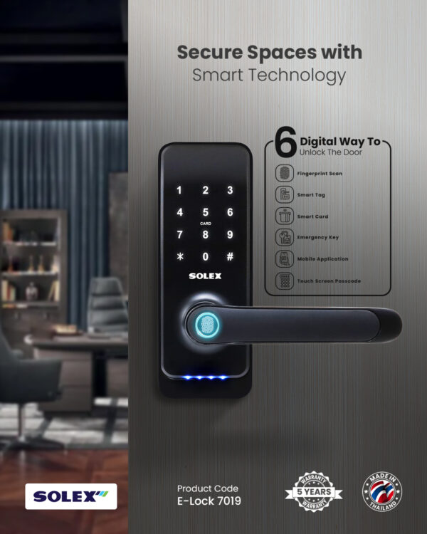 Digital Lock 7019 Solex Digital Lock 7019