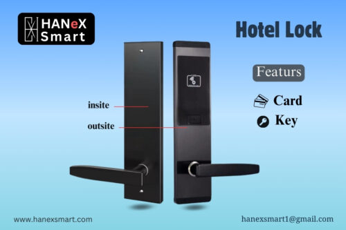 Hanex Hotel Lock (HL-2040 - Black)