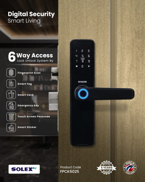Smart Lock FPCK6025 Solex Digital Lock FPCK6025