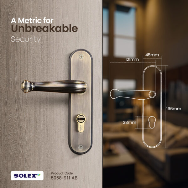 Solex Handle Lock - 5058-911 AB