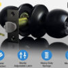 HANeX Round Lock - 587 Black