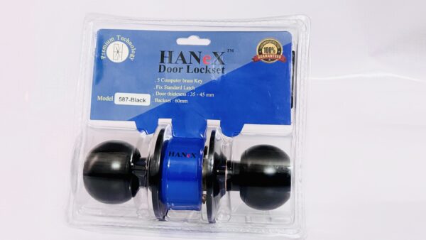 HANeX Round Lock - 587 Black