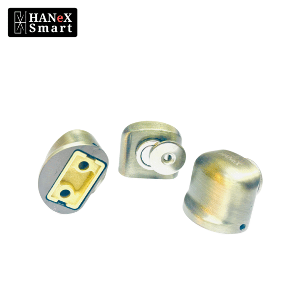 HANeX 44 AB Floor Stopper – Premium Antique Brass Door Protection