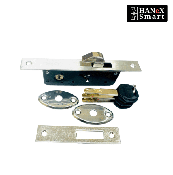 HANeX S002 Sliding Door Lock – Premium Stainless Steel Security for Glass, Wooden & Aluminum Doors